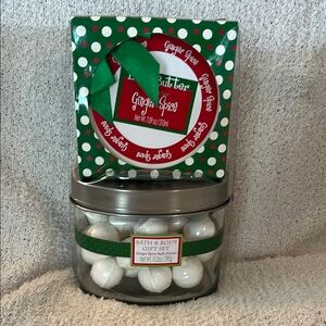 Ginger Spice Bath & Body Gift Set - Green and White